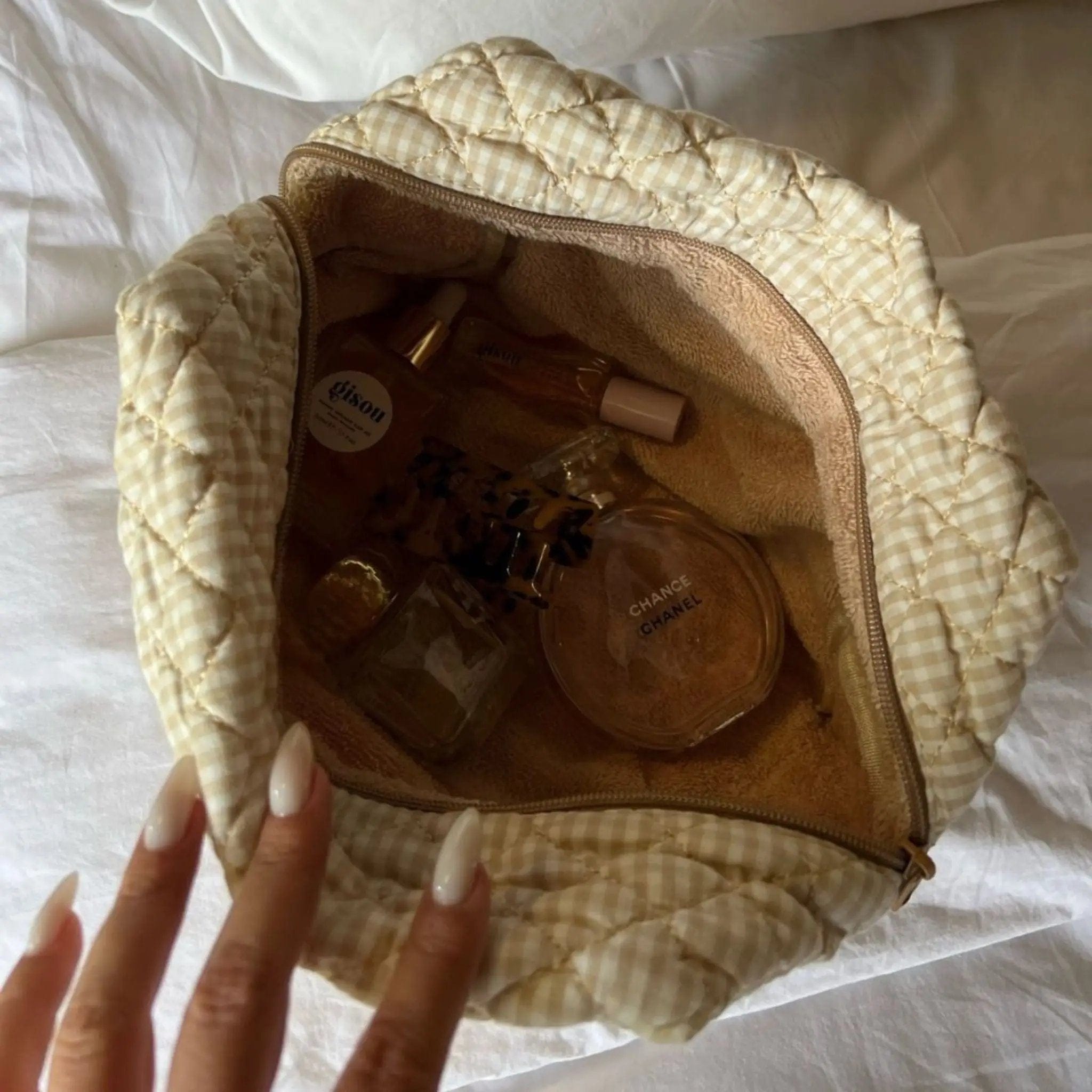 Moon Nude Nude Large Makeup Bag