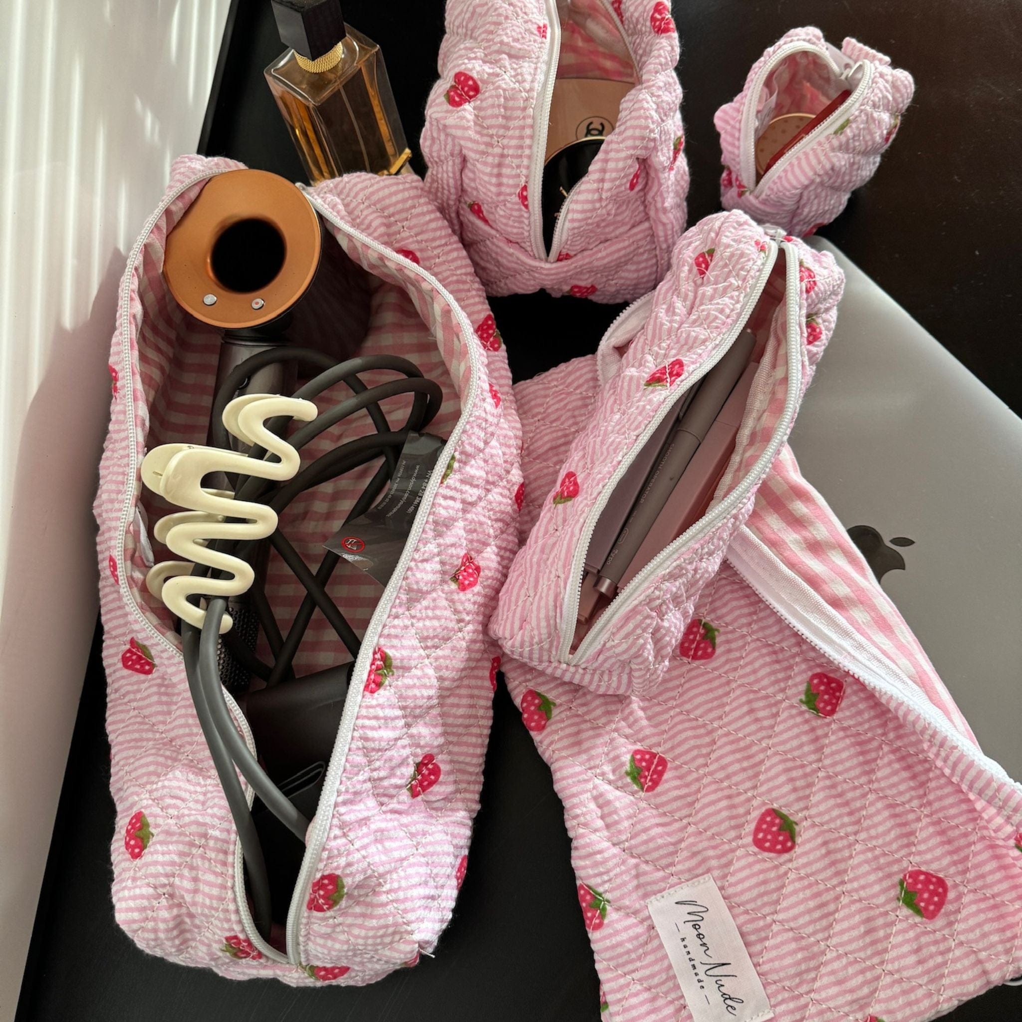 Moon Nude Strawberry Hair Tool Bag