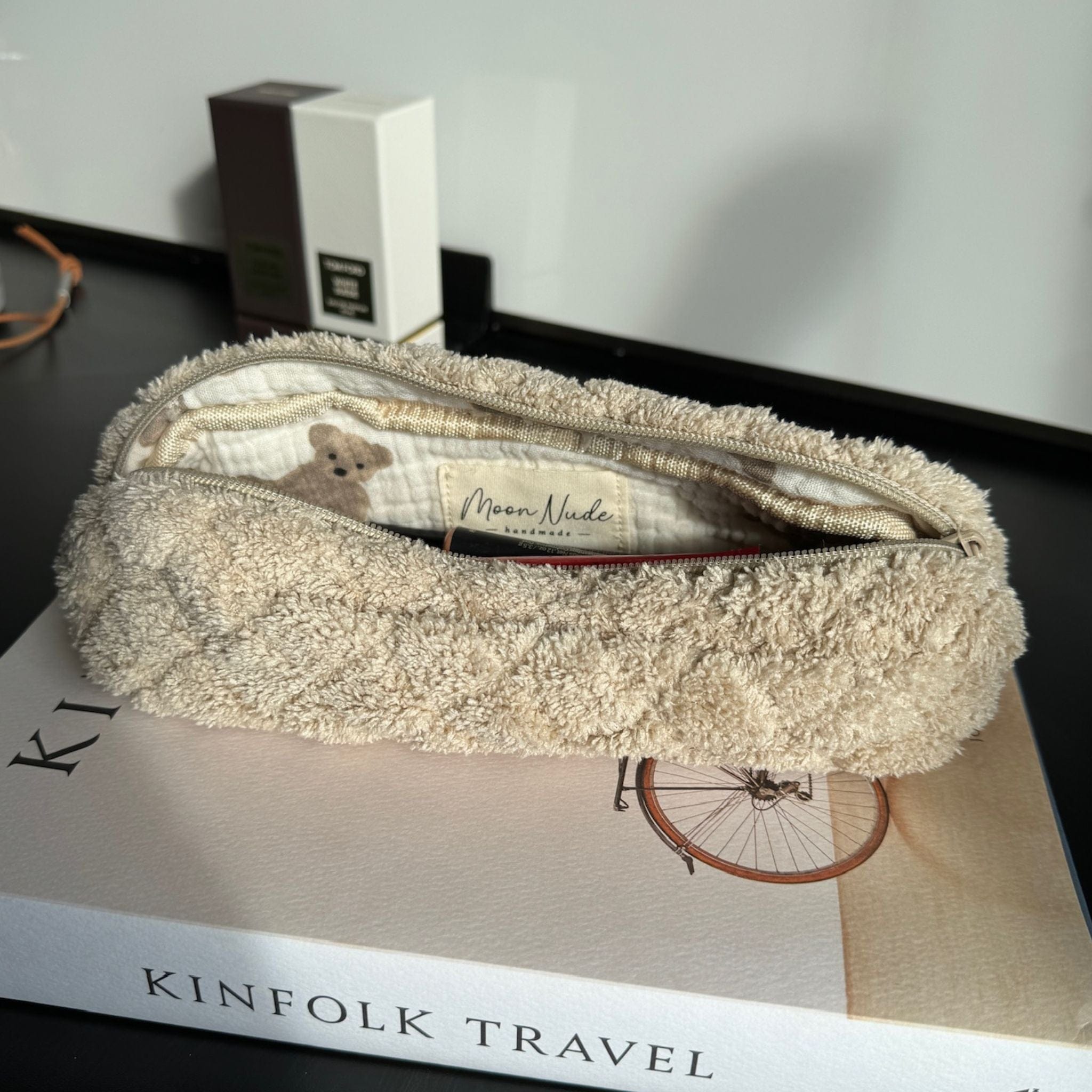 Moon Nude Teddy Pencil Case