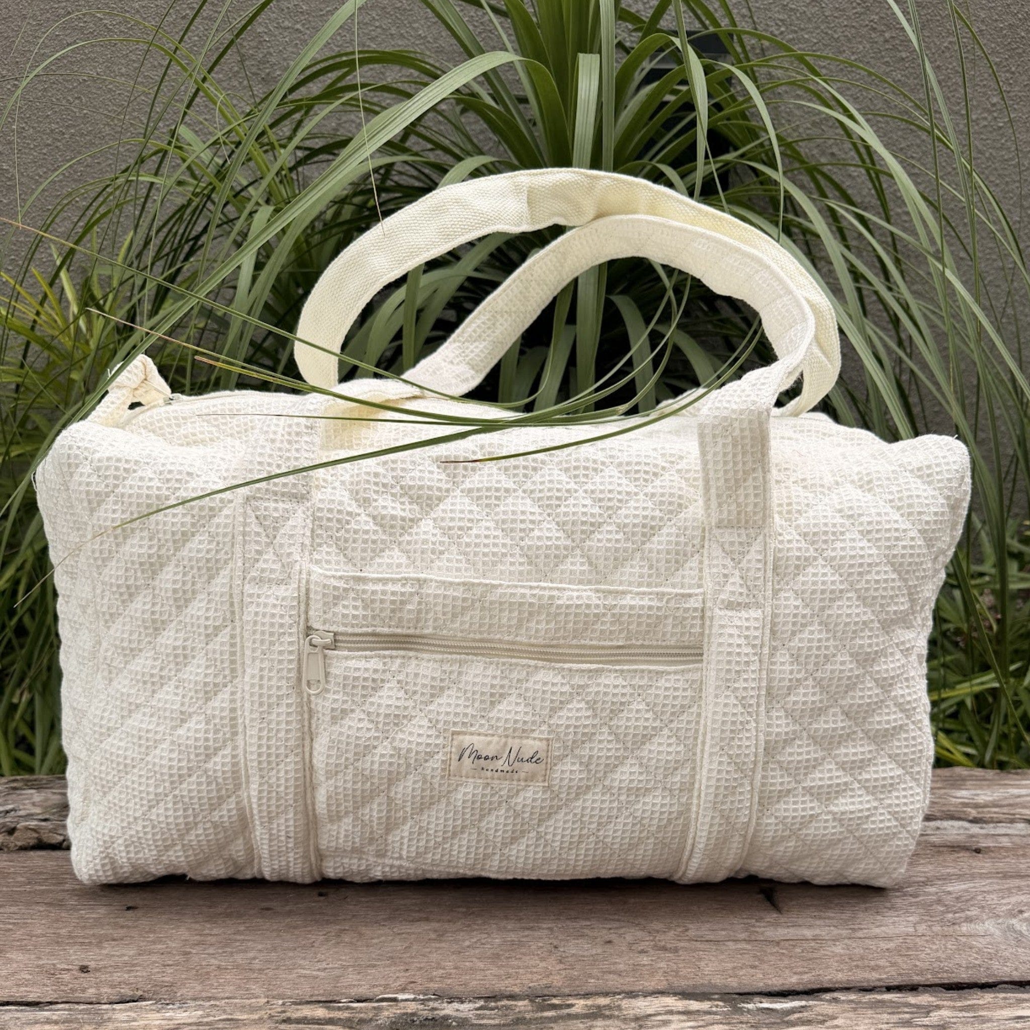 Moon Nude Cream Large Duffel Bag